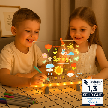 Kidora®️ LightSketch – Ergonomische LED-Zeichenplatte