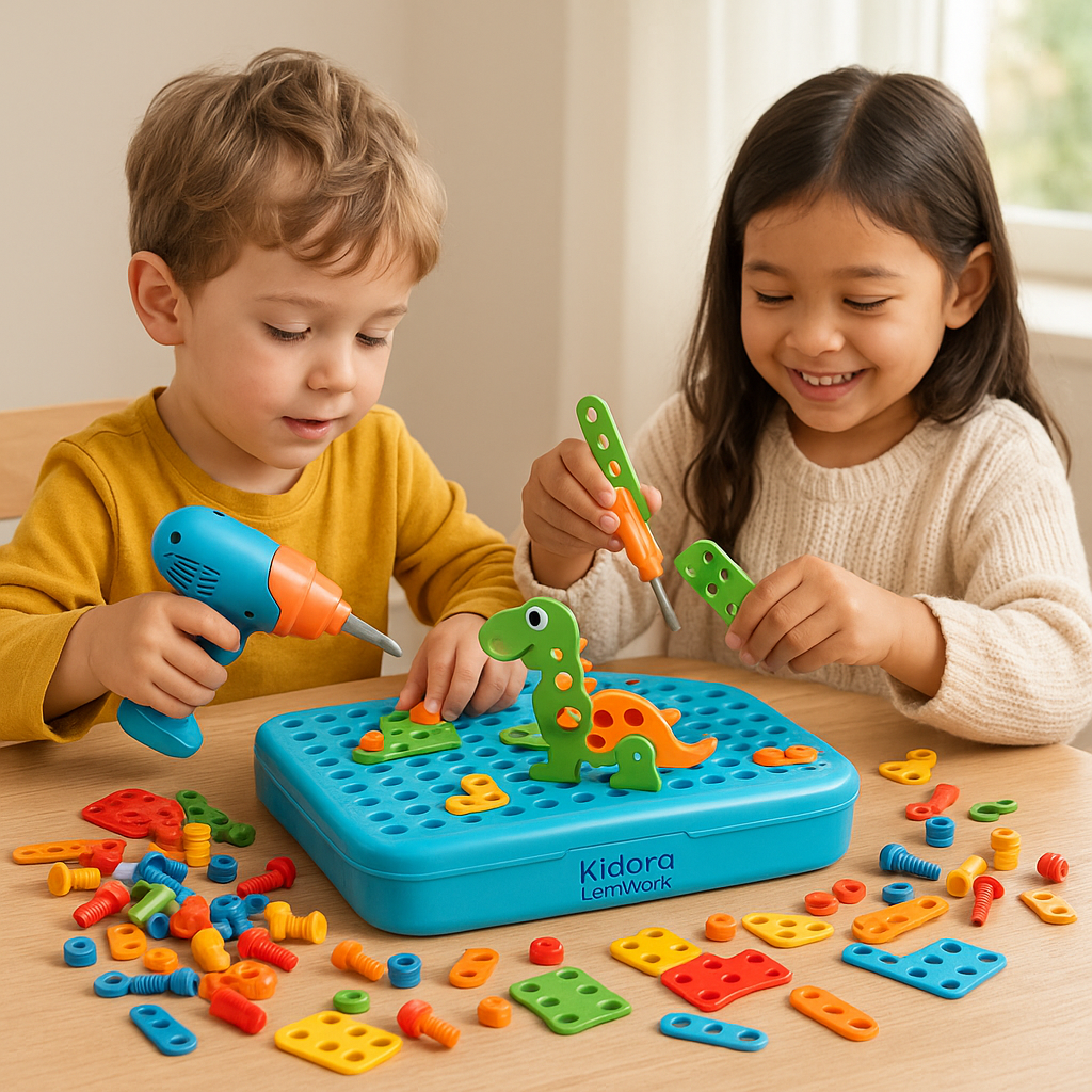 Kidora® LernWerk - Pädagogisches Konstruktions- und Lernspielzeug