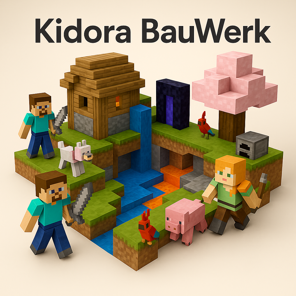 Kidora® Magnetic BauWerk  – Pädagogisches Konstruktions- und Lernspielzeug