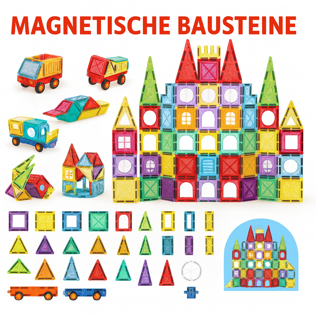 Kidora® Magnetic Pro - Pädagogisches Konstruktions- und Lernset