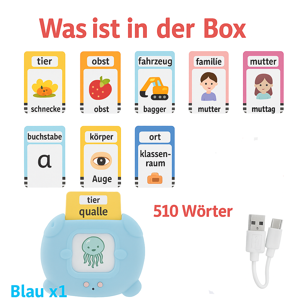 Kidora®️ SprachHilfe – Frühförder-Box für kindliche Sprachentwicklung