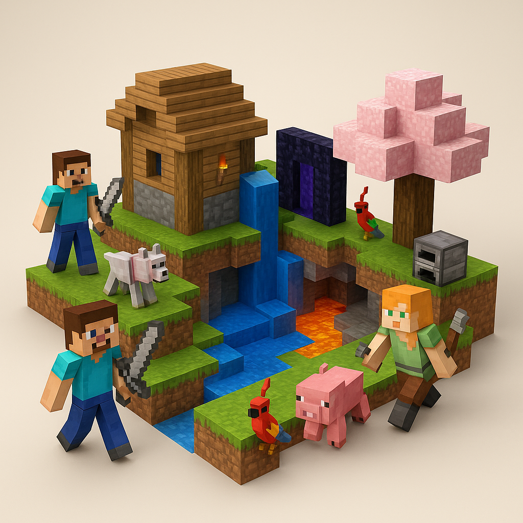 Kidora® Magnetic BauWerk  – Pädagogisches Konstruktions- und Lernspielzeug